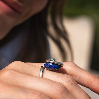 Lapis Lazuli Elegant Fantasy Ring TAGBO-01595