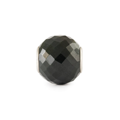 Round Green Chalcedony Facet Bead TSTBE-00034