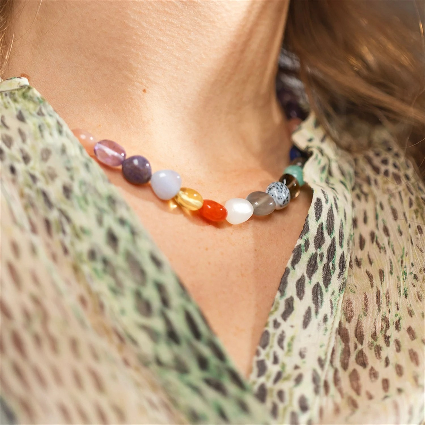 You Necklace (Klipsli) - Doğal Taşlı Kişisel Enerji Kolyesi