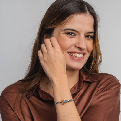 Ortanca Çiçeği Klips, Gümüş