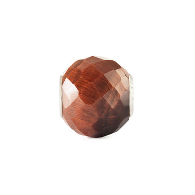 Round Red Tiger Eye Facet TSTBE-00045