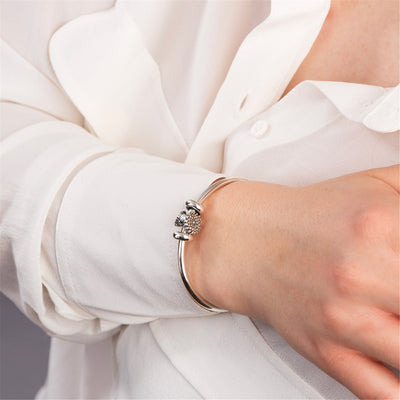 Ekim Ayı Aynısefa Çiçeği Gümüş Bilezik